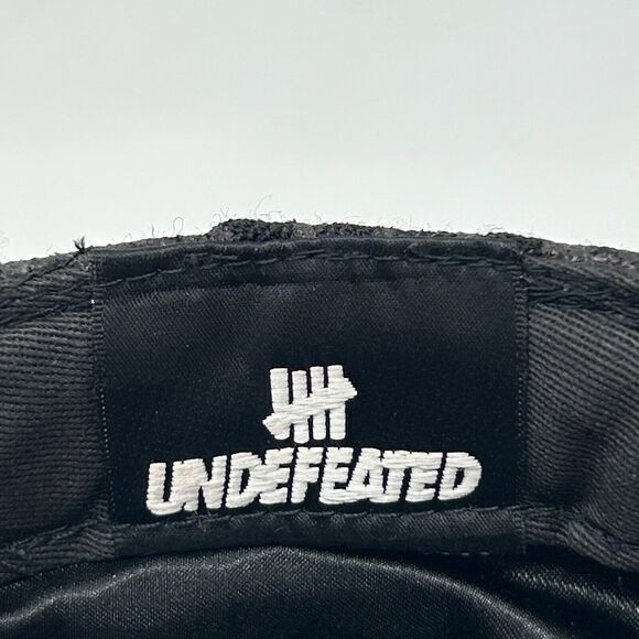Undefeated x New Era Hat Baseball Cap Gray Plaid 5s UNDFTD 59Fifty Fitted 7 5/8 - Picture 10 of 11